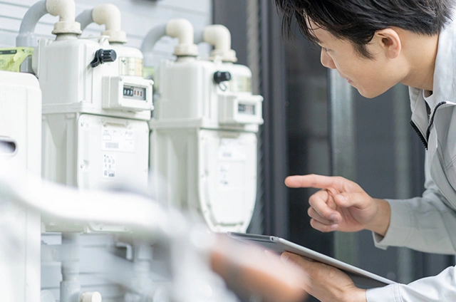 工事担当者による現地確認