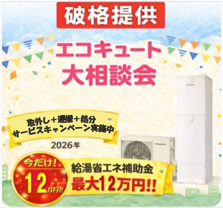 取外し+運搬+処分サービスキャンペーン！！